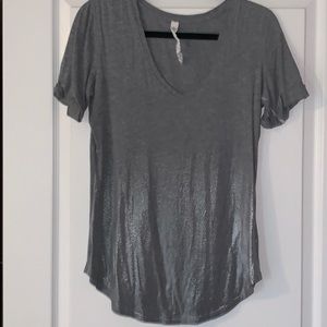 Grey lululemon T-shirt